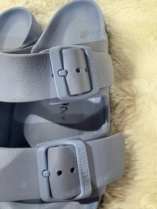 Birkenstock Light Blue Arizona EVA Slip-On Sandals - Picture 3 of 7